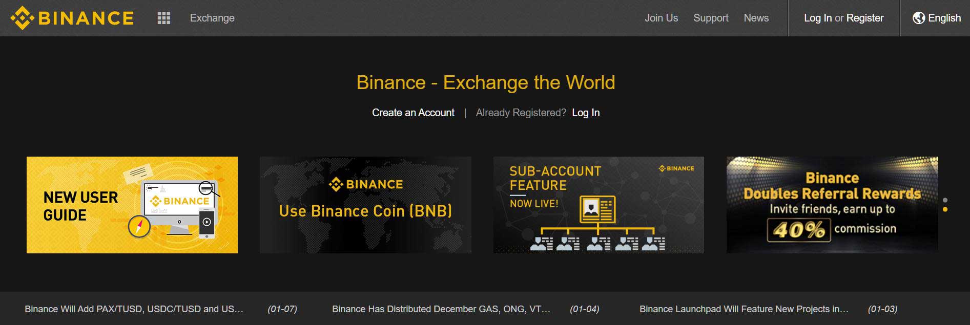 binance register tutorial